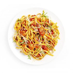 Smoky Chorizo Fettuccine - Event Catering Set